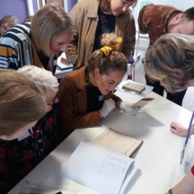 Teachers undergoing heritage training, as part of the Chase & Chalke Heritage Training for Schools project.