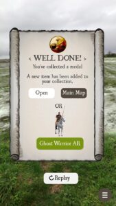 Time Travellers of Cranborne Chase AR app Medallion Preview